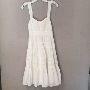 Anthropologie- Maeve Ivory bohemian sundress
